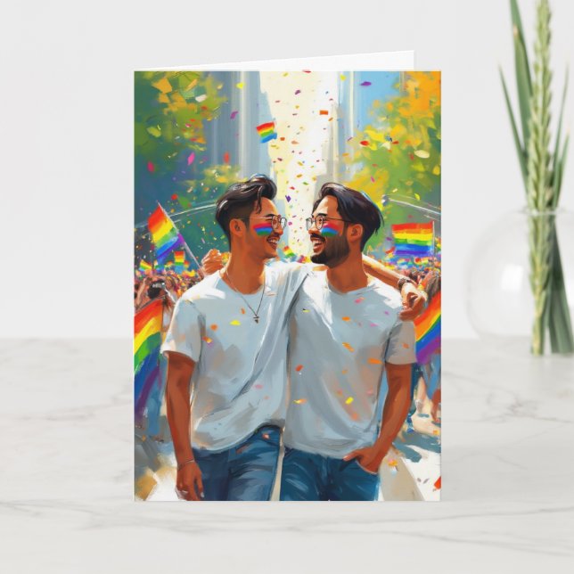 Pride Parade Celebration Card (Front)