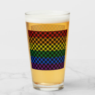 Pride Patterns   Interlocking Circles Glass