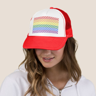 Pride Patterns   Interlocking Circles Trucker Hat