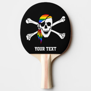 Pride Pirate Ping Pong Paddle