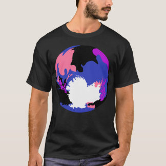 Pride Planets - Pluto - Genderfluid Pride T-Shirt