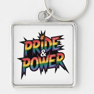 Pride & Power LGBTQ Keychain