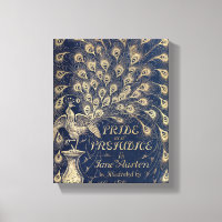 Pride & Prejudice Antique Cover Canvas Print