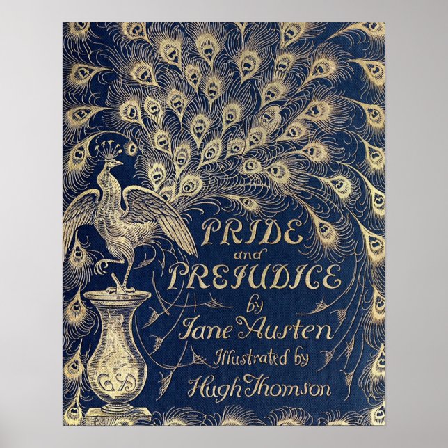 Pride & Prejudice Antique Cover Poster 16" x 20" (Front)