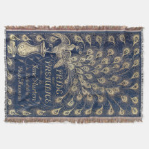 Pride & Prejudice Antique Cover Woven Throw