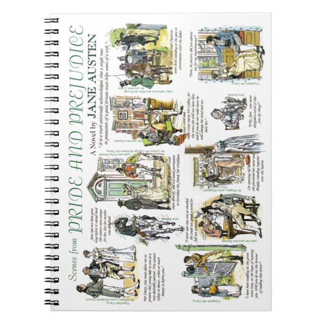 Pride & Prejudice Notebook (Front)