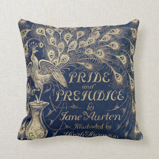Pride & Prejudice Peacock Pillow