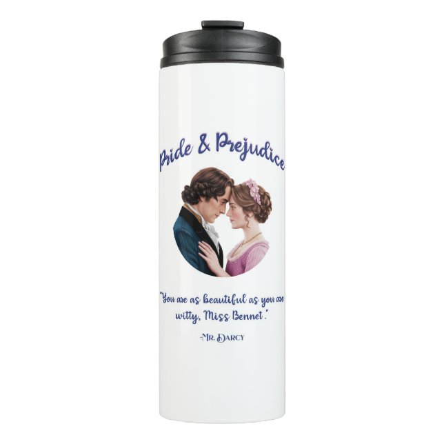 Pride & Prejudice Thermal Tumbler (Front)