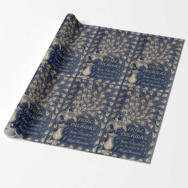 Pride & Prejudice Wrapping Paper (Unrolled)