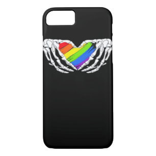 Pride - Pride Skeleton Hands With Heart 2 Classic Case-Mate iPhone Case