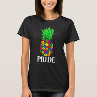 Pride Proud LGBT Pineapple Matching Lesbian Gay T-Shirt