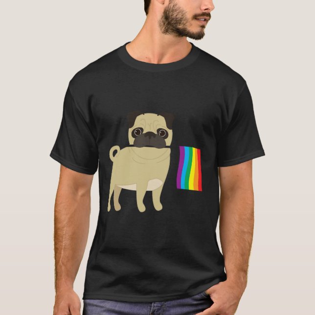 Pride Pug 353 T-Shirt (Front)