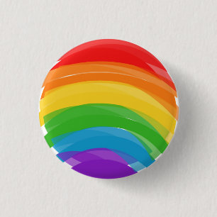 Pride Rainbow 1 Inch Round Button