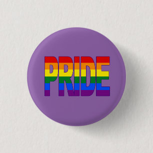 pride rainbow 1 inch round button