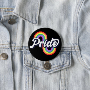 Pride Rainbow 3 Inch Round Button