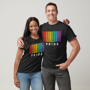 Pride Rainbow Barcode LGBTQIA+ T-shirt