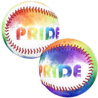 Pride Rainbow Baseball