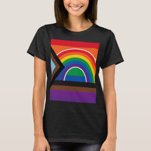 Pride Rainbow Black T-Shirt