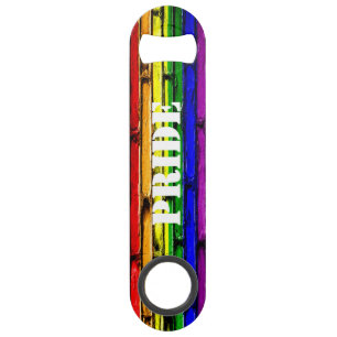 PRIDE Rainbow Brick Bottle Opener Bar Key