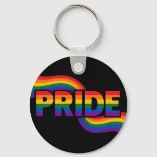 Pride Rainbow Celebration Keychain