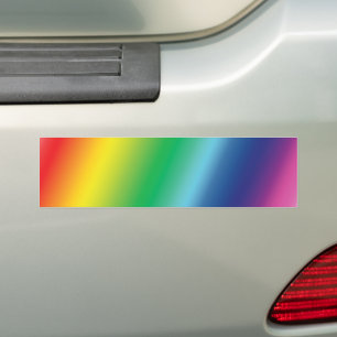 pride rainbow colours Bumper Sticker