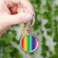 pride rainbow colours - keychain