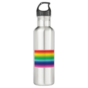Pride rainbow colours lgbt lgbtq flag 710 ml water bottle