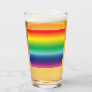 Pride rainbow colours lgbtq lgbt gay flag clear glass