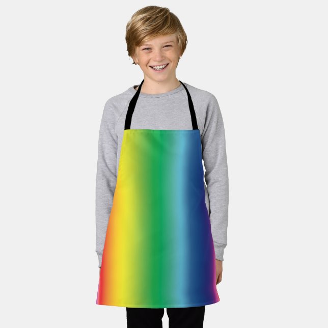 Pride rainbow colours lgbtq lgbt gay Flag pattern Apron (Worn)