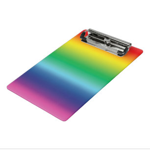 pride rainbow flag colour lgbt mini clipboard