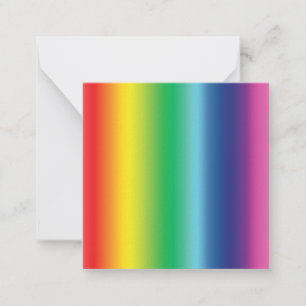 Pride rainbow flag colours gradient pattern modern card