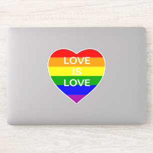 Pride rainbow flag heart Gay Pride love is love