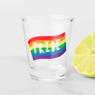 Pride Rainbow Flag Shot Glass