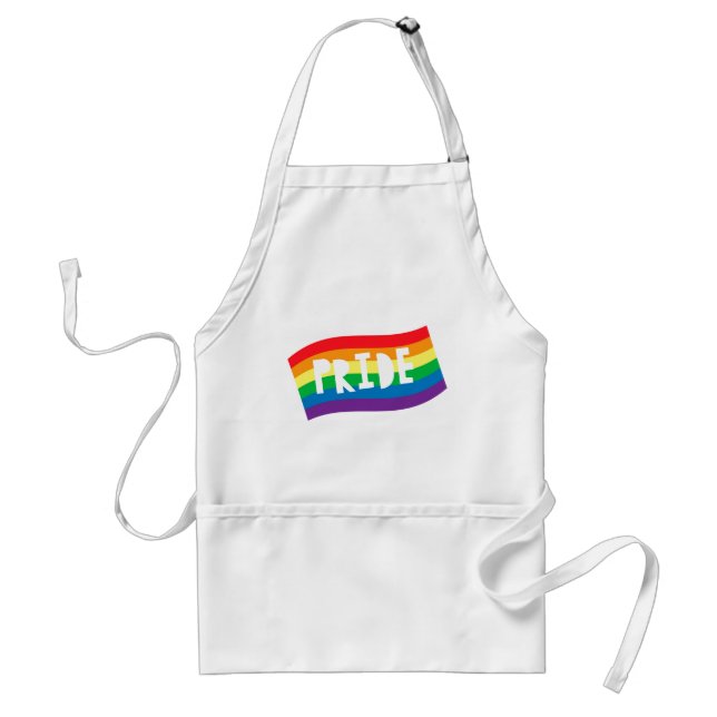 Pride Rainbow Flag Standard Apron (Front)