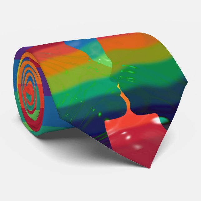 Pride Rainbow Flag Tie (Rolled)