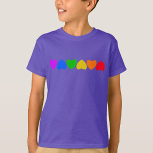 Pride Rainbow Heart Line T-Shirt