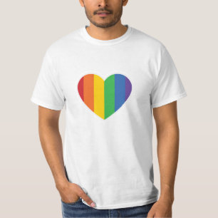 PRIDE Rainbow Heart Tee