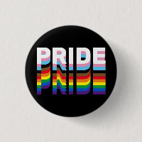 Pride rainbow inclusive diversity lgbtq typography