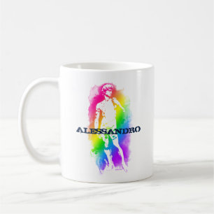 Pride Rainbow Italian personalized Coffee Mug