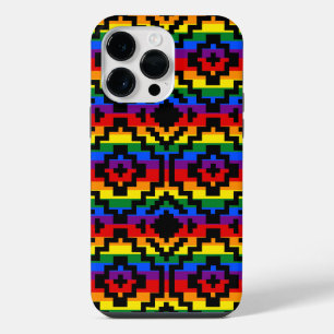 Pride Rainbow LGBTQ Geometric iPhone 14 Pro Max Case