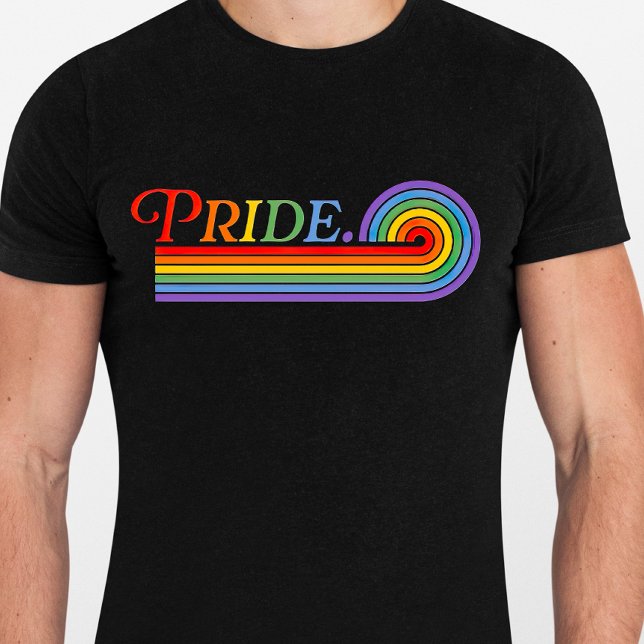 Pride Rainbow LGBTQ Men's Basic Dark T-Shirt (Creator Uploaded)