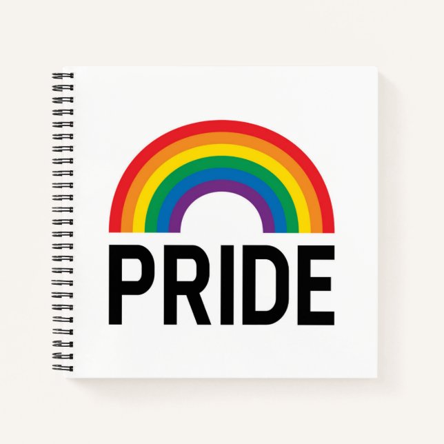 Pride Rainbow Notebook (Front)