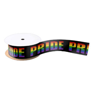 Pride Rainbow Ribbon Satin Ribbon