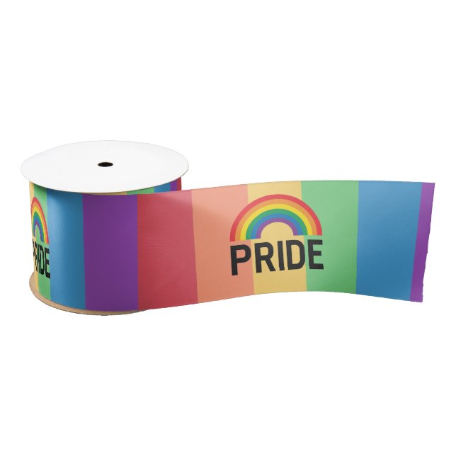 Pride Rainbow   Satin Ribbon (Spool)