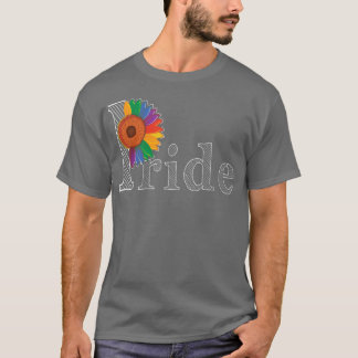 Pride Rainbow Sunflower Gay Pride LGBTQ LGBT Pride T-Shirt