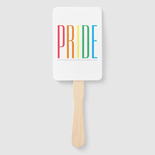 PRIDE Rectangle Hand Fans