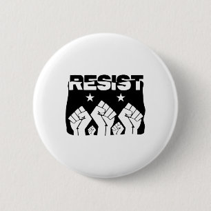 Pride Resist Revolution Fist Political Resistance  2 Inch Round Button