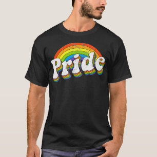 Pride Retro LGBTQ 70s Gay Pride Flag LGBT  T-Shirt