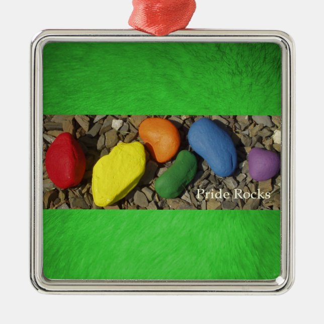 "Pride Rocks" ornament (Front)