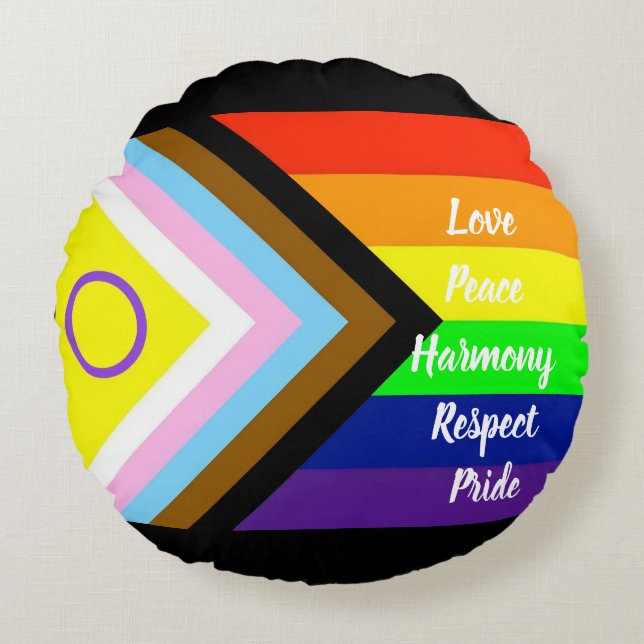Pride Round Pillow (Front)